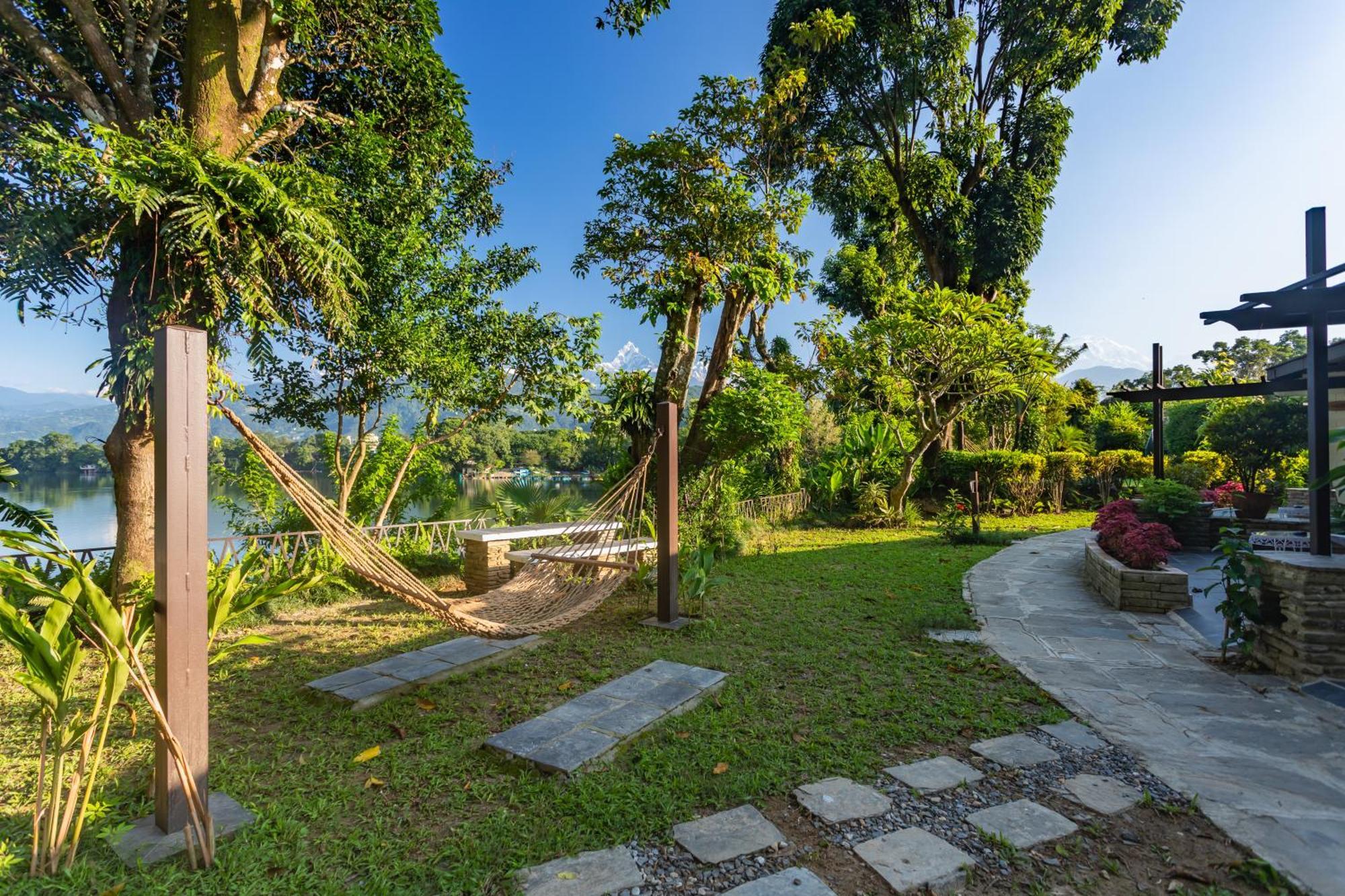 鱼尾小屋旅馆 博卡拉 外观 照片